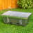 5" H x 14" W Outdoor Compact Stainless Steel Portable Folding BBQ Grill with Handy Bag,Brush and Clips