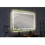 Miroir de salle de bain avec cadre en métal pour mur-110584668-122720346