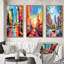«City Berlin Popart», 3 pièces sur toile-347852320-347852325