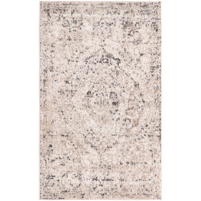 Tapis traditionnel Geddis couleur chameau