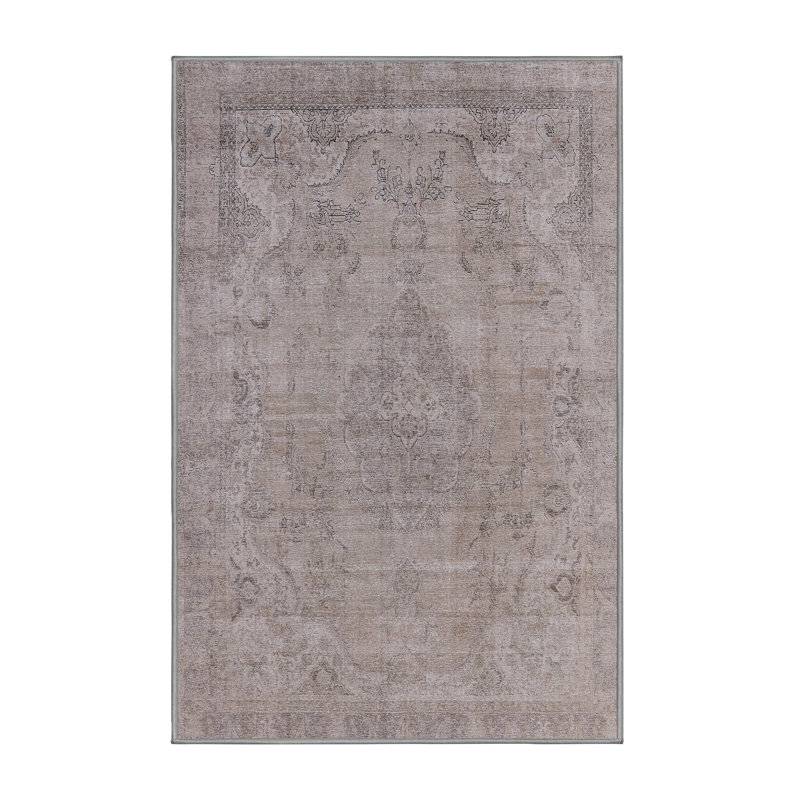 Tapis gris Serafina, Rectangle 2 pi x 4 pi