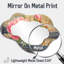 Miroir de coiffeuse traditionnel, imprimé sur métal-84105523