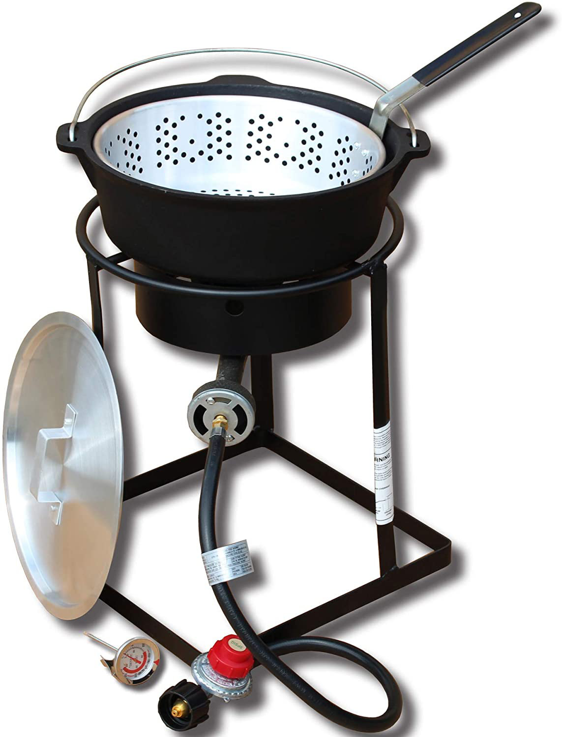 King Kooker 52 Quart Heavy Duty Aluminum Pot & Steamer Plates