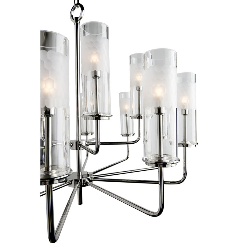 Wentworth 12 - Light Chandelier, Polished Nickel