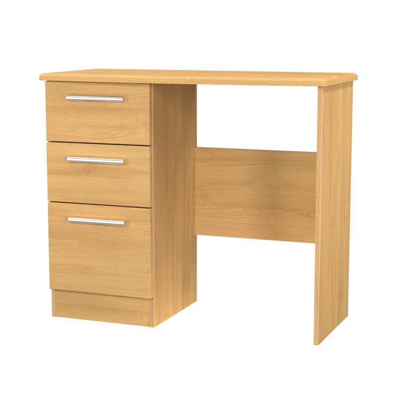 Borgeson Dressing Table, Modern Oak