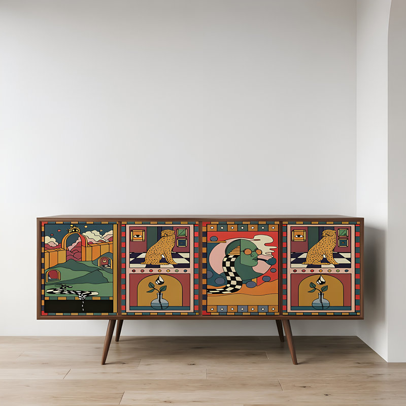 Buffet vintage, Noyer