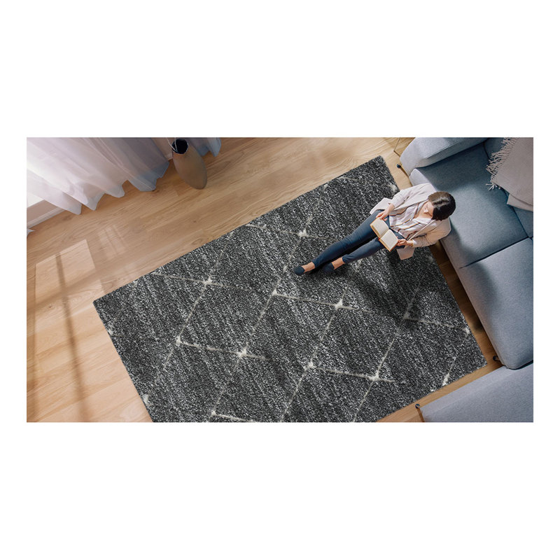 Tapis gris et crème Talas