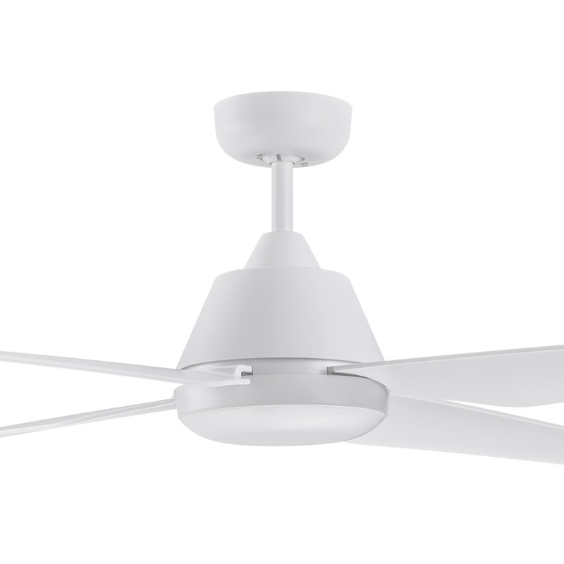 Alberte 122cm Ceiling Fan with LED Lights, White