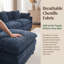Canapé modulaire en chenille profonde-900086277