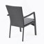 Chaise de salle à manger - Solution de siège d'extérieur exquise avec finition en osier et coussins amovibles pour un confort ultime