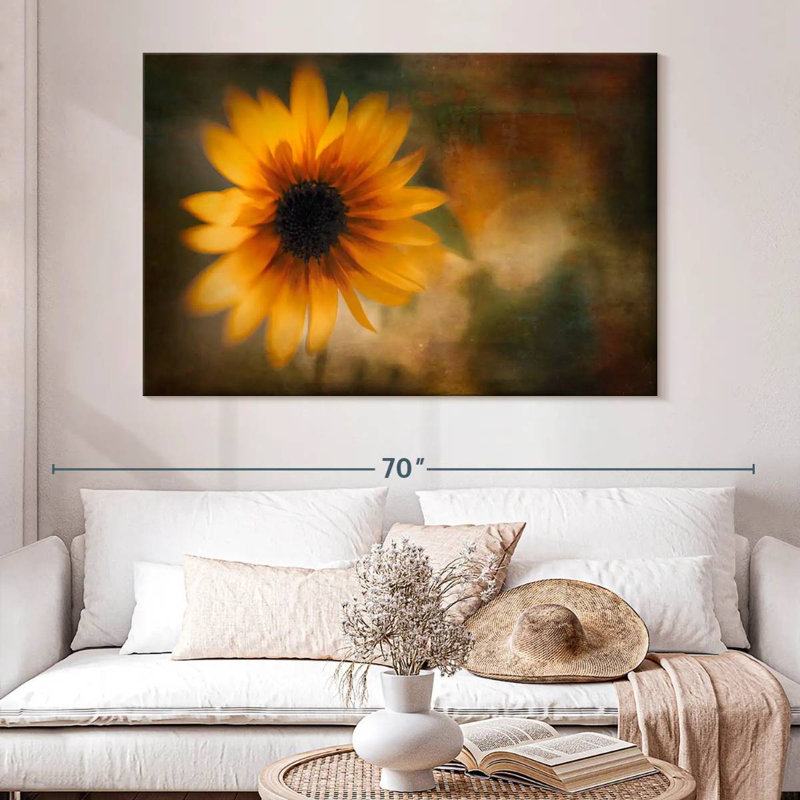 Tournesol d'été, H 34 po x l 51 po
