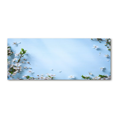 Cherry Blossoms Background - Wrapped Canvas Print