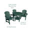 Ensemble repas extérieur en polyester Kleinman-1220172526