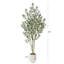 Adcock Artificial Olive Tree in Round Planter, UV Protected Faux Olive Tree for Indoor Home Decor-1353060250