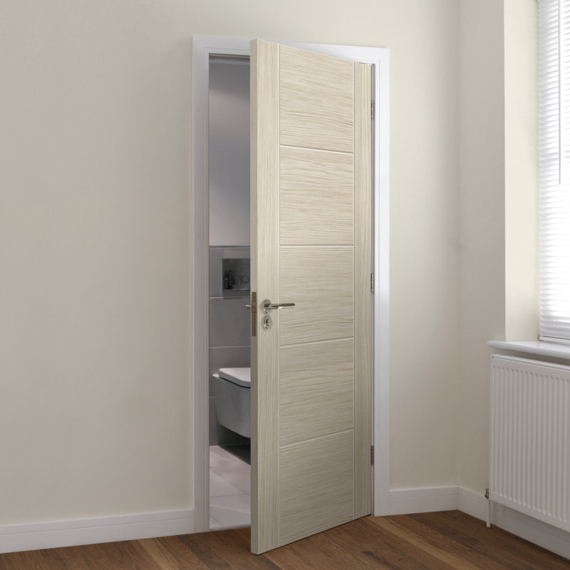 Ivory Fire Door Prefinished, 198.1cm H x 61cm W x 4.4cm D
