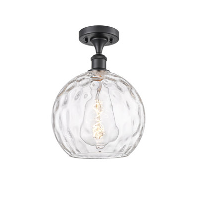 Plafonnier semi-encastré 1 lumière 8 po Cindi