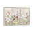 Toile encadrée flottante blanc vieilli