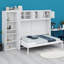 Lit escamotable mural avec armoires Murphy-393479591