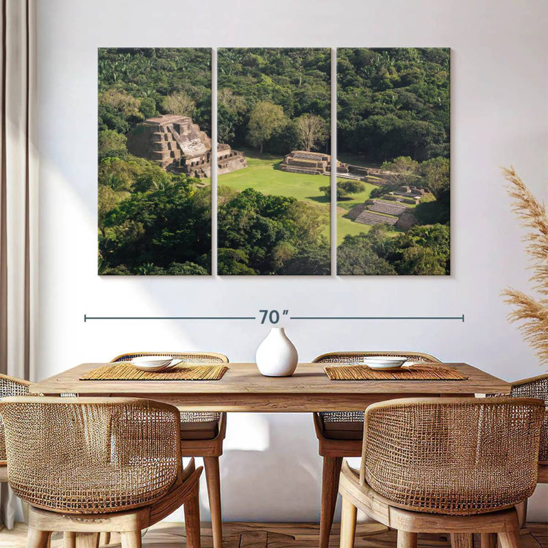 Rorry Altun Ha Ruins, 42" H x 65" W