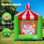 Jeu de carnaval gonflable GR8FUN 6,6 pi, jeu de lancer de cible avec 8 balles et ventilateur intégré, jeux de lancer en plein air pour la cour, l'anniversaire, les événements
