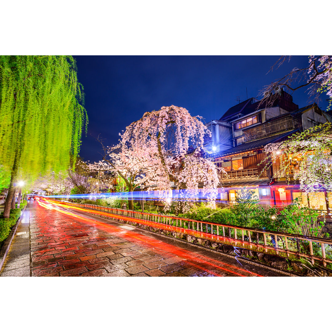 Leinwandbild Bezirk Gion in Kyoto, Japan