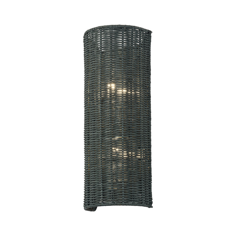 Applique murale en nickel brossé 2 lumières Arsdale, 2, H 11 po x l 5,25 po x P 3,95 po