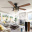 132.08 cm Ceiling Fan with Light Kit