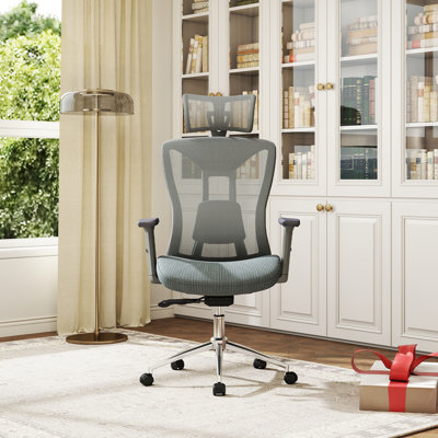 Ergonomic Office Chair Breathable Mesh Task Chair With HighBack Mesh Swivel Office Chair Desk Chair
