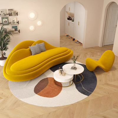 Light Luxury Modern Curved Sofa