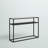 Nellie 42'' Glass Top Console Table