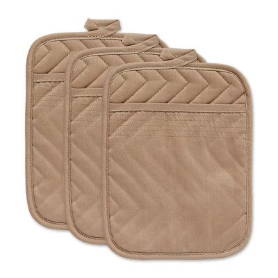 Design Imports Cotton Potholder Set