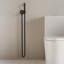 Robinet de bidet rond avec douchette, contrôle de la température chaude et froide, corps en laiton-116649941