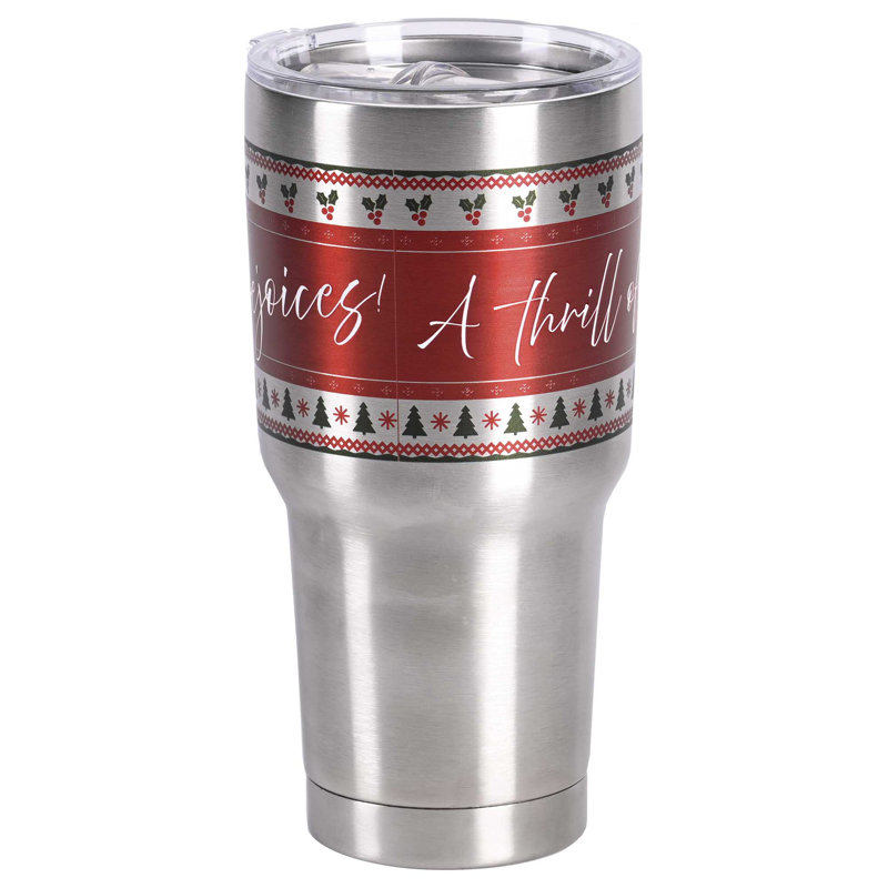 Verre de Noël argenté «Thrill Of Hope»