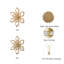 Applique murale 3 lumières Daisy