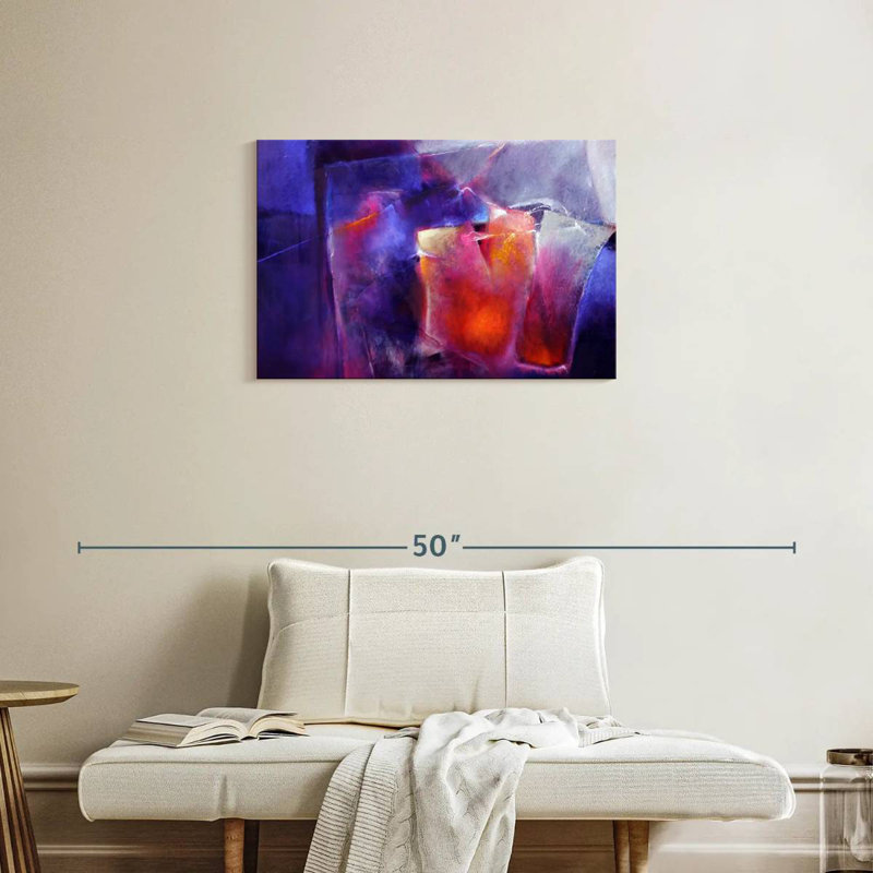 Avery Blue And Orange, 20" H x 30" W