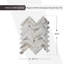 Apollo 13" x 11" Glass Herringbone / Chevron Mosaic Wall & Floor Tile