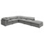 Canapé modulaire rembourré 6 pièces Boucle-111076875