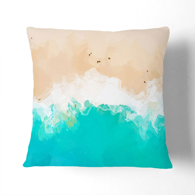 Square Throw Cushion, White, 40 x 40 cm