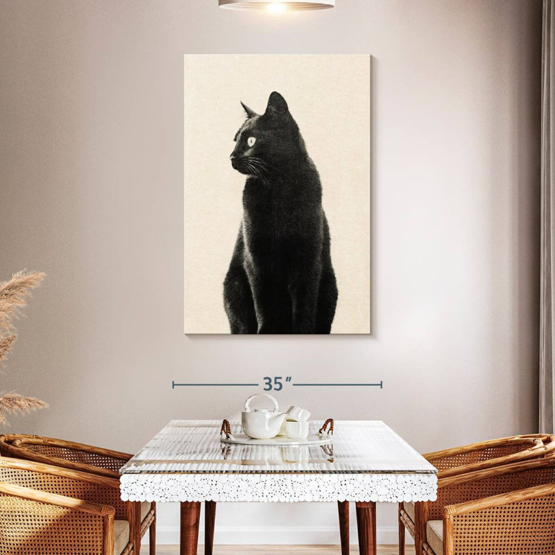 Brampt Black Cat Beige, 48" H x 32" W