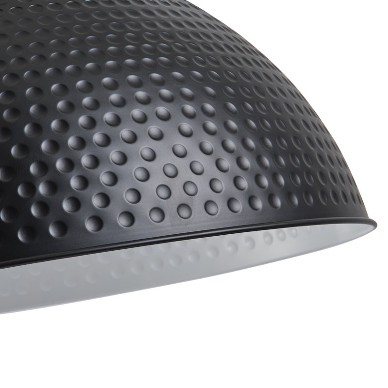1-Lamp black round dimmable wrought iron wall lamp