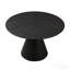 Table de salle à manger ronde 47,24 po - Base piédestal, garniture dorée - Moderne