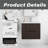 24'' Wall-Mounted Single Bathroom Vanity With Integrated Ceramic Top-1308444756