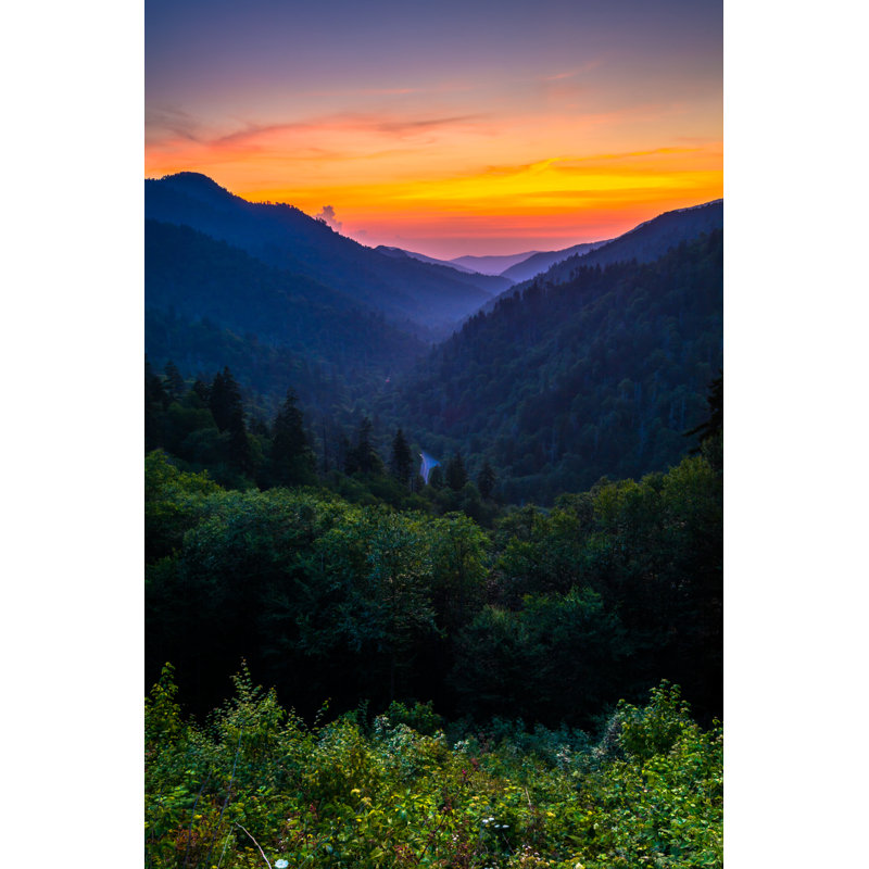 Sunset From Morton by Joshua Moore - Wrapped Canvas Print, 46cm H x 30cm W