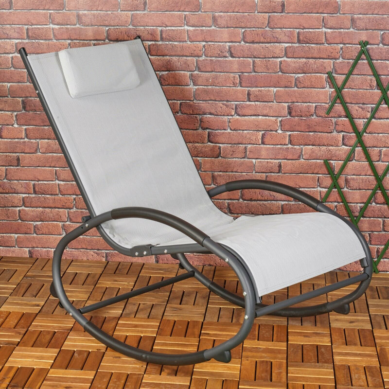Burdine Outdoor Chair, Light Grey