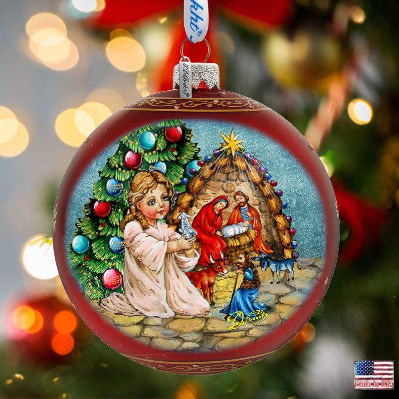 5.5'' Glass Ball Ornament