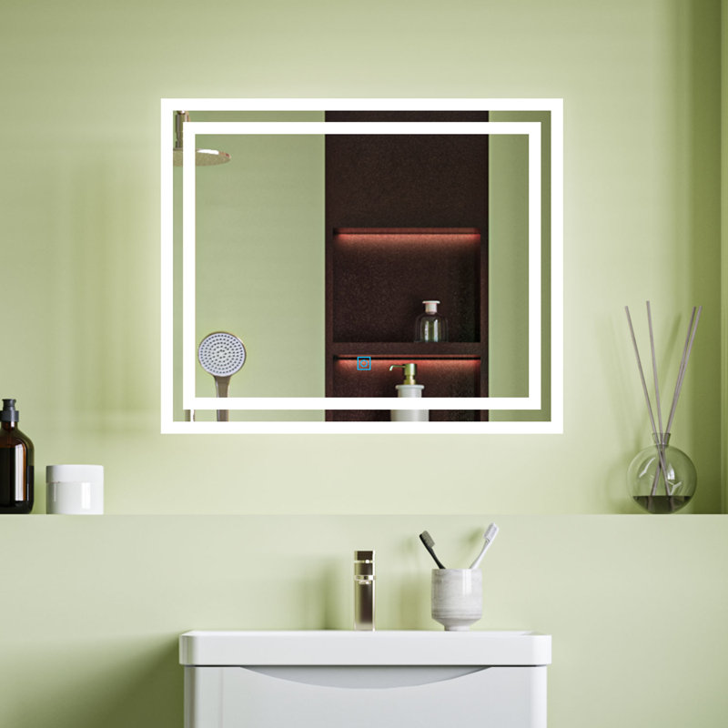 Janice Rectangle Mirror, 60 cm x 50 cm