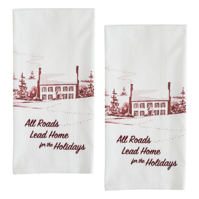 Winter Countryside Dishtowel Set of 2