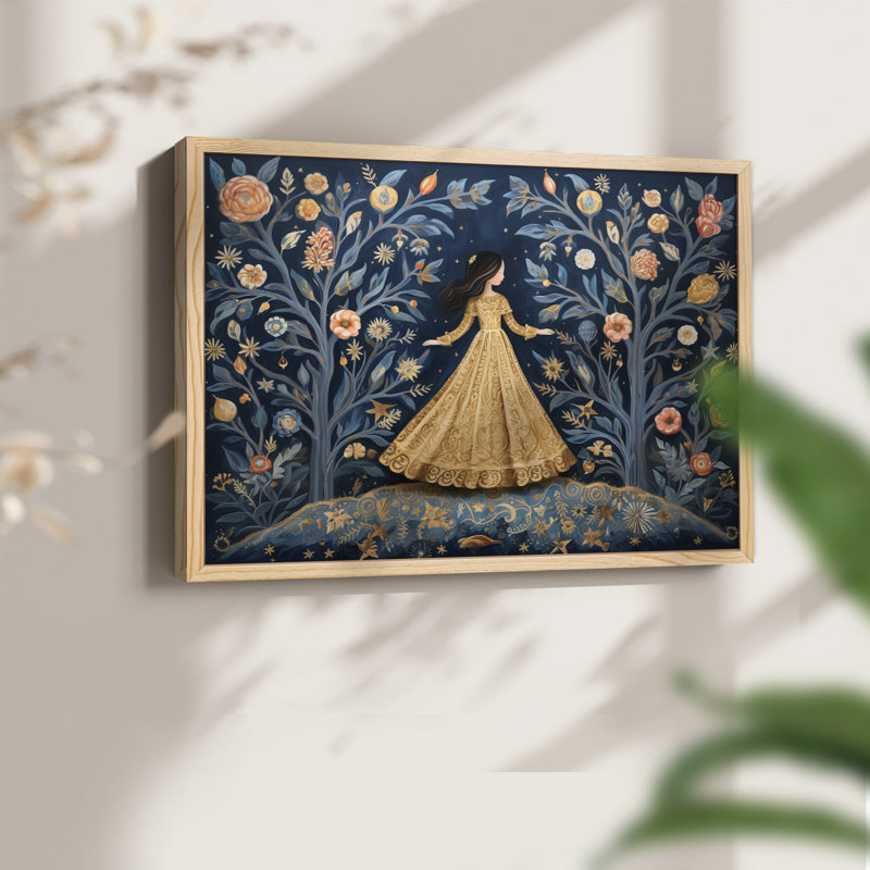 «Chirstmas Art» - CECLxxxix - Reproduction encadrée - réversible, H 22 po x l 28 po, Naturel