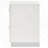 White High Gloss 2-Drawer Nightstand