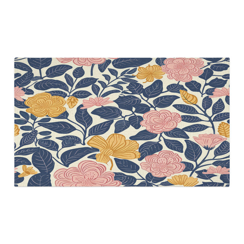 Tapis tressé Wildflower, Rectangulaire 3 pi x 5 pi